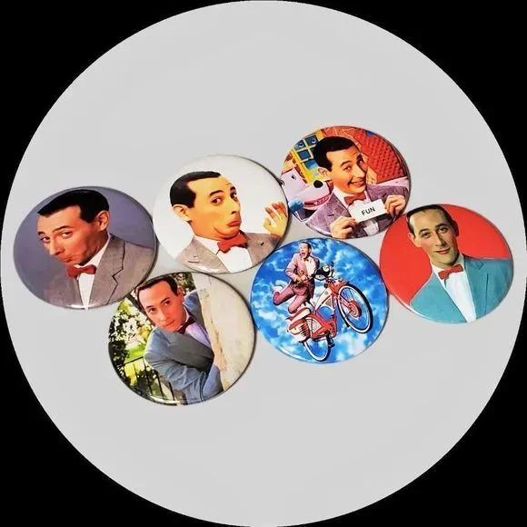 PEE Wee's Big Adventure Magnet Set Funny Kitchen Art - Picture 1 of 1